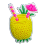 Αξεσουάρ για Διακόσμηση Παπουτσιών Crocs σχέδιο Ποτήρι Ανανάς Κίτρινο