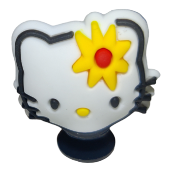 Αξεσουάρ για Διακόσμηση Παπουτσιών Crocs σχέδιο Hello Kitty 3D Μόνο Κεφάλι