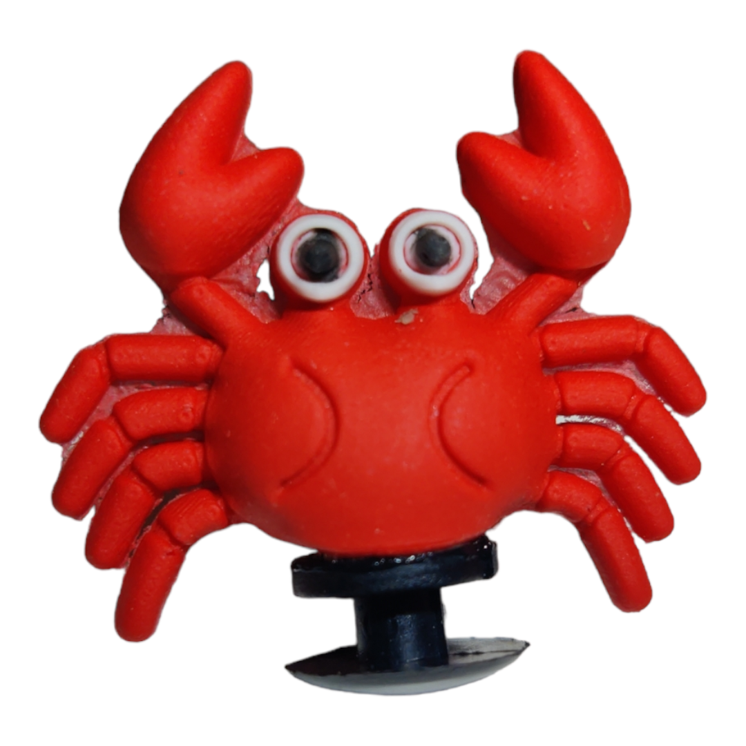 PhotoRoom-20230523_224517 Αξεσουάρ για Διακόσμηση Παπουτσιών Crocs σχέδιο Κάβουρας Κόκκινος 3D - Image 1