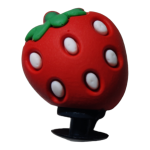 Αξεσουάρ για Διακόσμηση Παπουτσιών Crocs σχέδιο Φράουλα Κόκκινη 3D