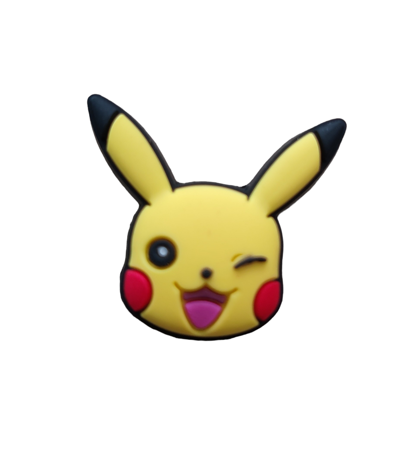 PhotoRoom-20230613_180727 Αξεσουάρ για Διακόσμηση Παπουτσιών Crocs σχέδιο Pikachu Pokemon Κεφάλι Κίτρινο - Image 1