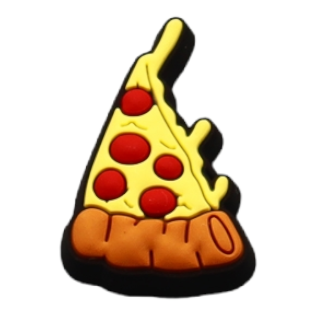 PhotoRoom-20230614_231106_21 Αξεσουάρ για Διακόσμηση Παπουτσιών Crocs σχέδιο Κομμάτι Πίτσα - Image 1