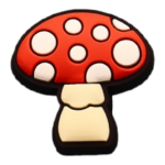 Αξεσουάρ για Διακόσμηση Παπουτσιών Crocs σχέδιο Μανιτάρι Κόκκινο