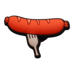 Αξεσουάρ για Διακόσμηση Παπουτσιών Crocs σχέδιο Λουκάνικο Με Πιρούνι