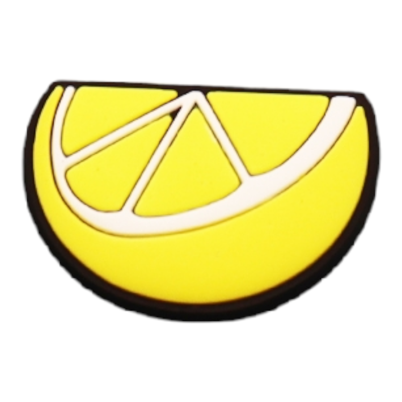 PhotoRoom-20230614_231430_24 Αξεσουάρ για Διακόσμηση Παπουτσιών Crocs σχέδιο Φέτα Λεμόνι Κίτρινο - Image 1