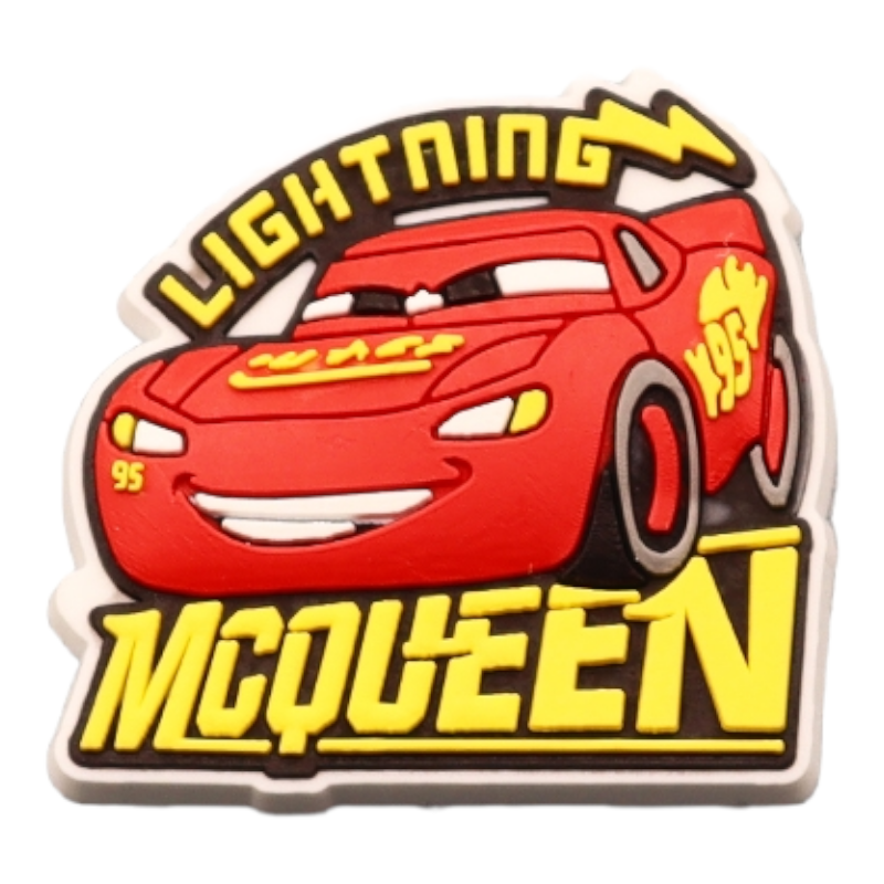 PhotoRoom-20230614_231918_21 Αξεσουάρ για Διακόσμηση Παπουτσιών Crocs σχέδιο McQueen Αυτοκίνητο Κόκκινο - Image 1