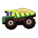 Αξεσουάρ για Διακόσμηση Παπουτσιών Crocs σχέδιο Φορτηγό Πράσινο