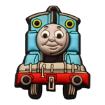 Αξεσουάρ για Διακόσμηση Παπουτσιών Crocs σχέδιο Tomas Το Τρενάκι Μπλε