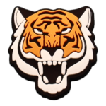 Αξεσουάρ για Διακόσμηση Παπουτσιών Crocs σχέδιο Τίγρης Πορτοκαλί