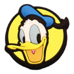 Αξεσουάρ για Διακόσμηση Παπουτσιών Crocs σχέδιο Donald Duck Κίτρινος