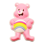 Αξεσουάρ για Διακόσμηση Παπουτσιών Crocs σχέδιο Αρκουδάκι Της Αγάπης Με Ουράνιο Τόξο