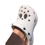 Αξεσουάρ Μεταλλικό για Διακόσμηση Παπουτσιών Crocs σχέδιο Νεκροκεφαλή Ανθρακί - Image 2