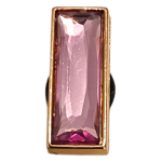 Μεταλλικό Αξεσουάρ για Διακόσμηση Παπουτσιών Crocs σχέδιο Purple Rectangle