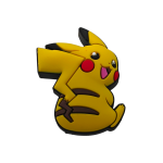 Αξεσουάρ για Διακόσμηση Παπουτσιών Crocs σχέδιο Pikachu Ολόκληρος Κίτρινο