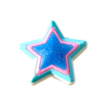 Αξεσουάρ για Διακόσμηση Παπουτσιών Crocs σχέδιο Αστέρι Μπλε Ροζ Γαλάζιο