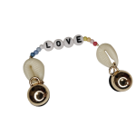 Μεταλλικό Αξεσουάρ για Διακόσμηση Παπουτσιών Crocs σχέδιο Love Chain