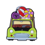 Αξεσουάρ για Διακόσμηση Παπουτσιών Crocs σχέδιο Αυτοκίνητο Διακοπές