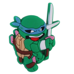 Αξεσουάρ για Διακόσμηση Παπουτσιών Crocs σχέδιο Χελωνονιντζάκια Λεονάρντο 2