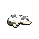 Αξεσουάρ για Διακόσμηση Παπουτσιών Crocs σχέδιο Γατουλα που Κοιμάται