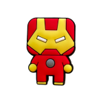 Αξεσουάρ για Διακόσμηση Παπουτσιών Crocs σχέδιο Iron Man Μικρος Κόκκινο-Κίτρινο 1