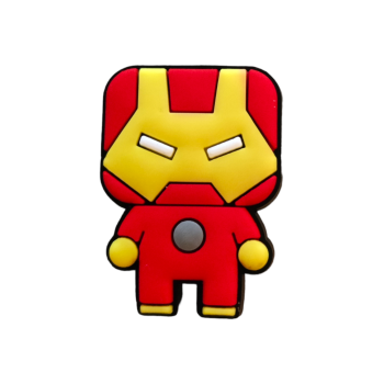 Αξεσουάρ για Διακόσμηση Παπουτσιών Crocs σχέδιο Iron Man Μικρος Κόκκινο-Κίτρινο 1