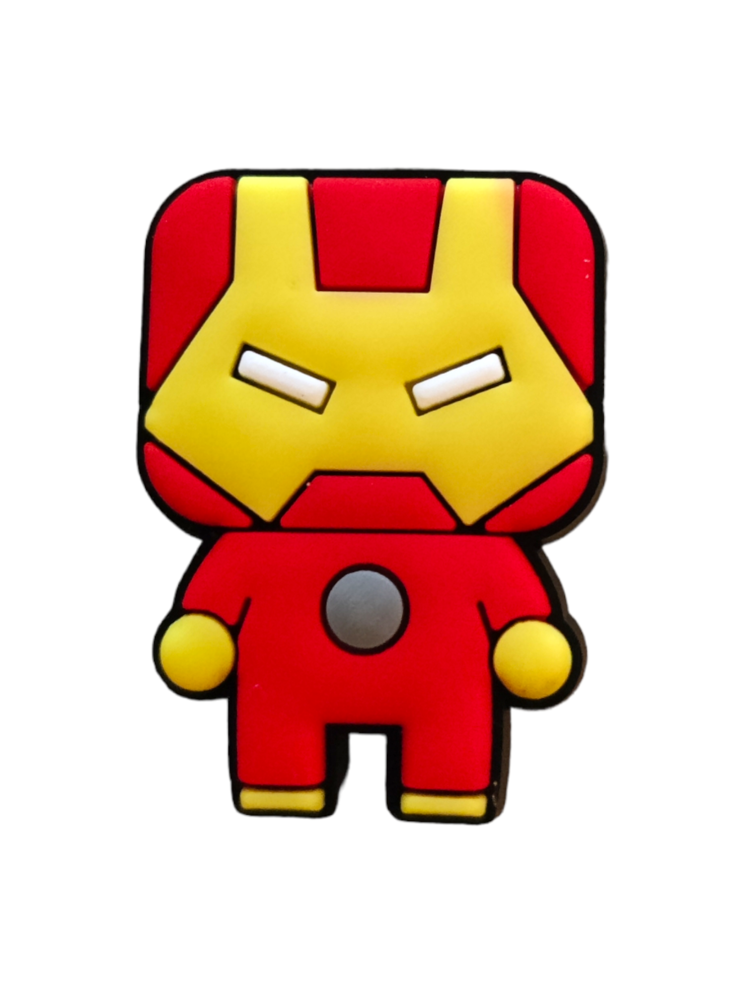 PhotoRoom-20230701_004201 Αξεσουάρ για Διακόσμηση Παπουτσιών Crocs σχέδιο Iron Man Μικρος Κόκκινο-Κίτρινο 1 - Image 1