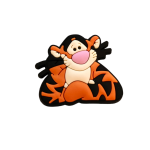 Αξεσουάρ για Διακόσμηση Παπουτσιών Crocs σχέδιο Winnie the Pooh Τίγρης