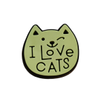 Αξεσουάρ για Διακόσμηση Παπουτσιών Crocs σχέδιο I Love Cats