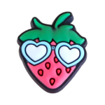 Αξεσουάρ για Διακόσμηση Παπουτσιών Crocs σχέδιο Φράουλα με Γυαλιά