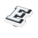 Αξεσουάρ για Διακόσμηση Παπουτσιών Crocs σχέδιο Γράμμα Letter E Χρώματος Λευκό