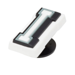 Αξεσουάρ για Διακόσμηση Παπουτσιών Crocs σχέδιο Γράμμα Letter I Χρώματος Λευκό