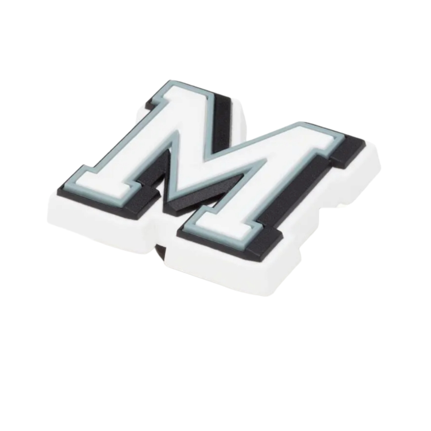 Screenshot_2023-09-03-19-16-57-12_a04944f99a062af0791c9039e89fa6b9 Αξεσουάρ για Διακόσμηση Παπουτσιών Crocs σχέδιο Γράμμα Letter M Χρώματος Λευκό - Image 1