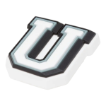 Αξεσουάρ για Διακόσμηση Παπουτσιών Crocs σχέδιο Γράμμα Letter U Χρώματος Λευκό