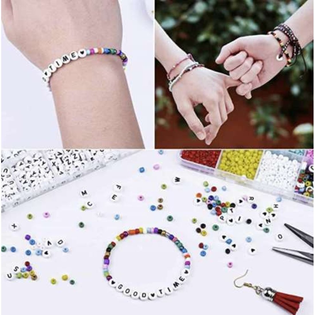 Κοσμήματα Σετ Δημιουργίας Κοσμημάτων Φτιάξε Βραχιόλια 10000 τμχ - Image 12