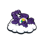 Αξεσουάρ για Διακόσμηση Παπουτσιών Crocs Αρκουδάκι της Αγάπης Μωβ σε Σύννεφο