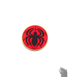 Αξεσουάρ για Διακόσμηση Παπουτσιών Crocs Logo Spiderman Αράχνη Κόκκινο-Μαύρο 1