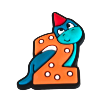 Αξεσουάρ για Διακόσμηση Παπουτσιών Crocs Αριθμός 2 με Δεινοσαυράκι