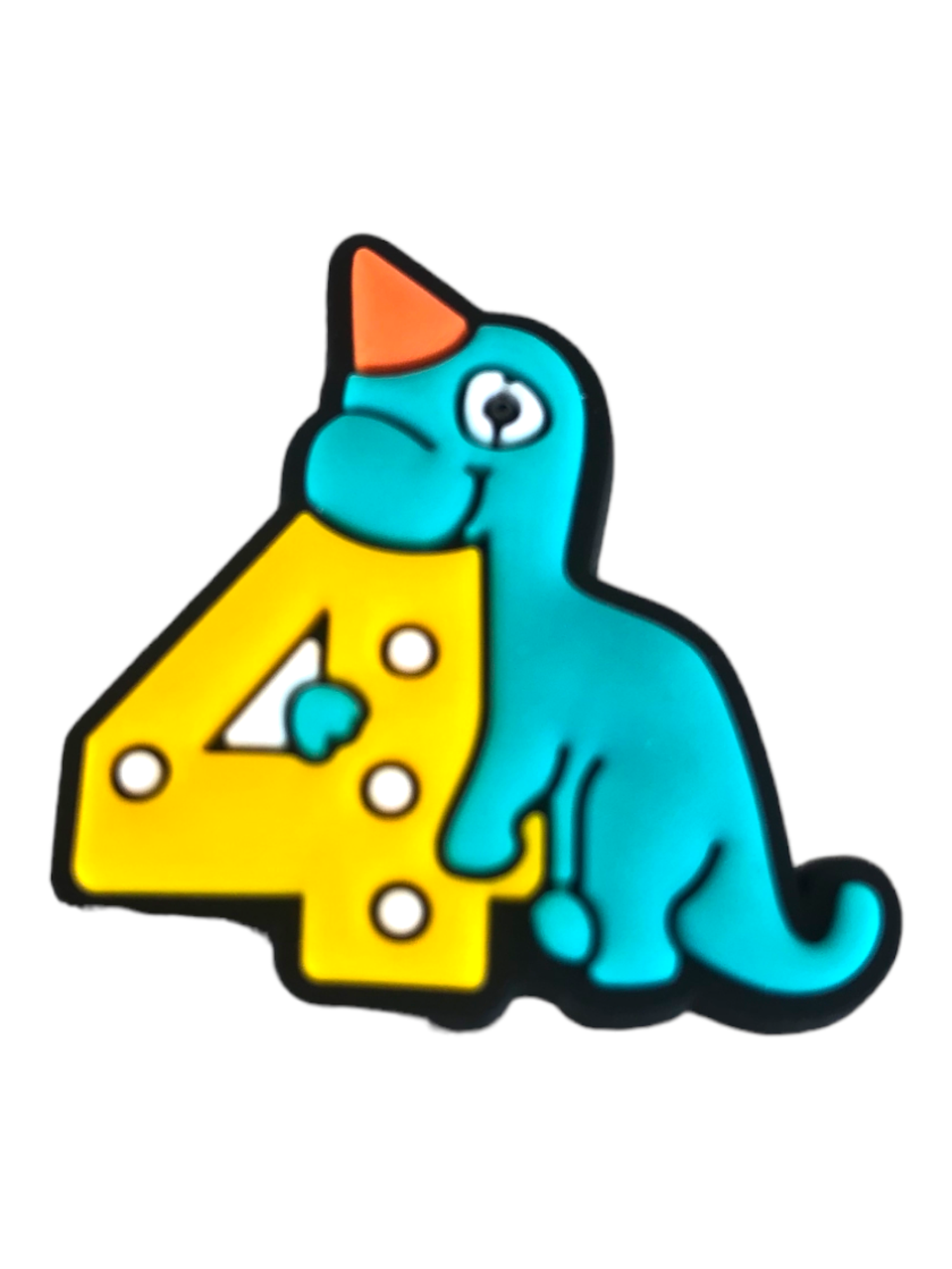 PhotoRoom-20230716_163500_40 Αξεσουάρ για Διακόσμηση Παπουτσιών Crocs Αριθμός 4 με Δεινοσαυράκι - Image 1