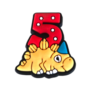 Αξεσουάρ για Διακόσμηση Παπουτσιών Crocs Αριθμός 5 με Δεινοσαυράκι