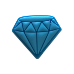 Αξεσουάρ για Διακόσμηση Παπουτσιών Crocs Διαμάντι Γαλάζιο