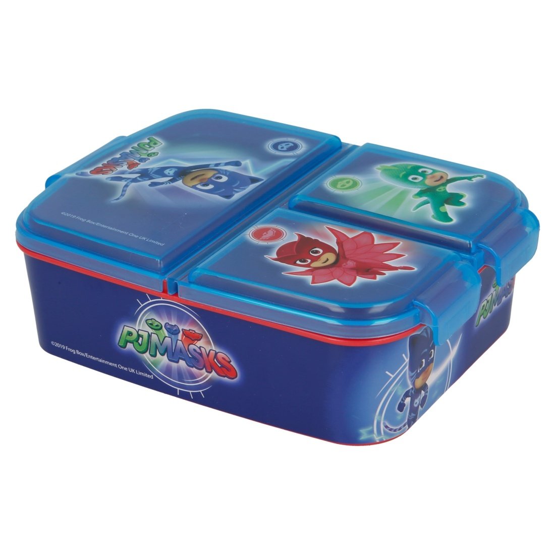 Stor PJ Masks Πλαστικό Παιδικό Δοχείο Φαγητού Μπλε Μ19.5 x Π16.5 x Υ6.7cm - Image 2