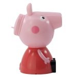 Stor 3D Peppa Pig Ποτήρι Νερού από Πλαστικό με Καλαμάκι 340ml