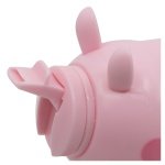 Stor 3D Peppa Pig Ποτήρι Νερού από Πλαστικό με Καλαμάκι 340ml - Image 3