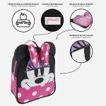 Cerda Σχολική Τσάντα Πλάτης Νηπιαγωγείου Minnie Mouse σε Ροζ χρώμα Μ19 x Π8.5 x Υ23cm - Image 4