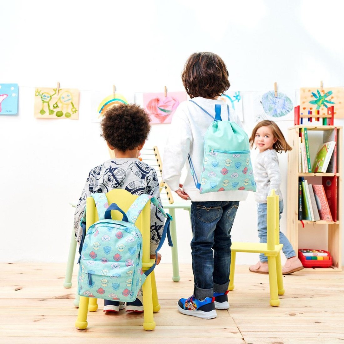 Cerda Σχολική Τσάντα Πλάτης Νηπιαγωγείου Paw Patrol σε Γαλάζιο χρώμα Μ20 x Π9 x Υ27εκ - Image 6