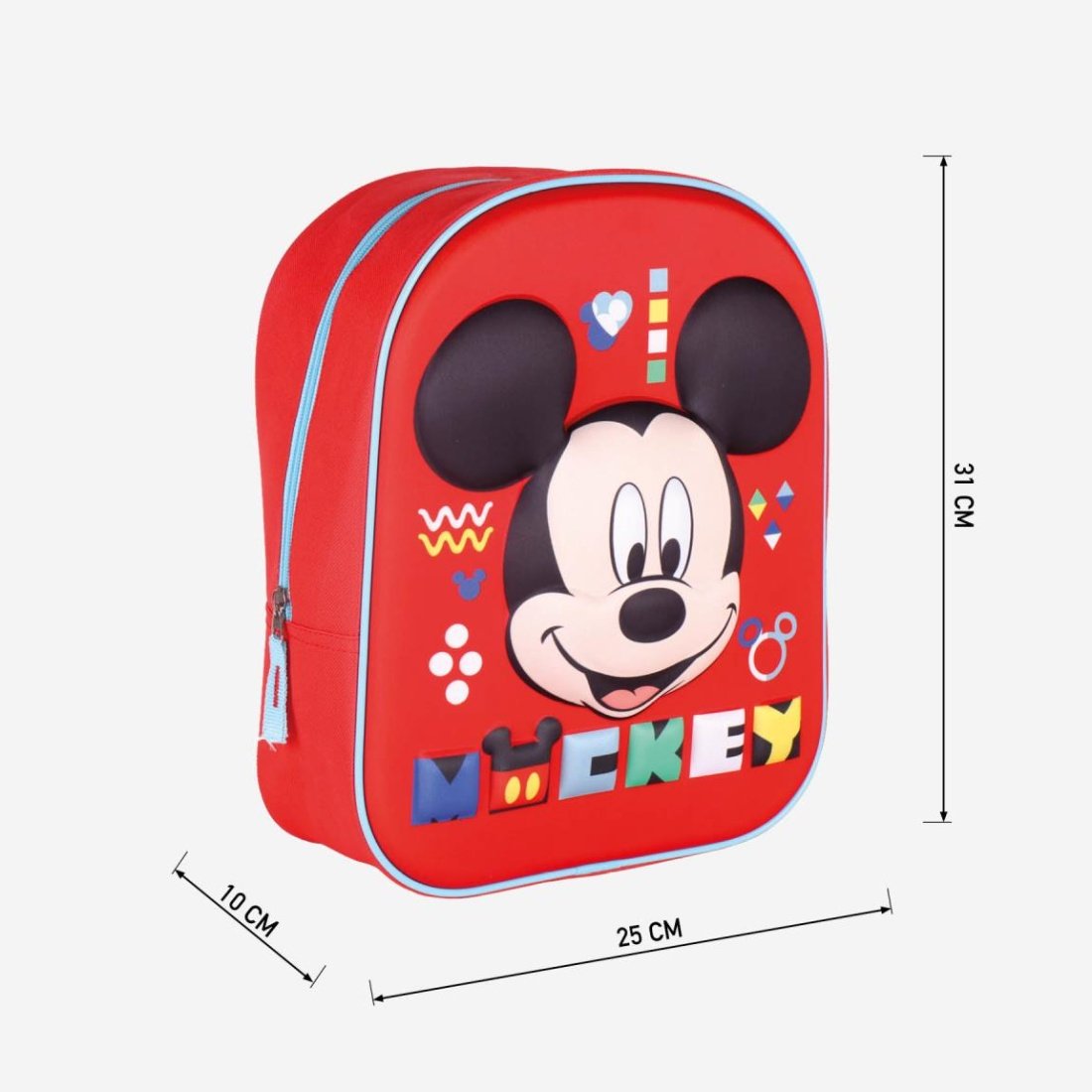 Cerda Παιδική τσάντα πλάτης Mickey Mouse 3D 31x10x25εκ - Image 4
