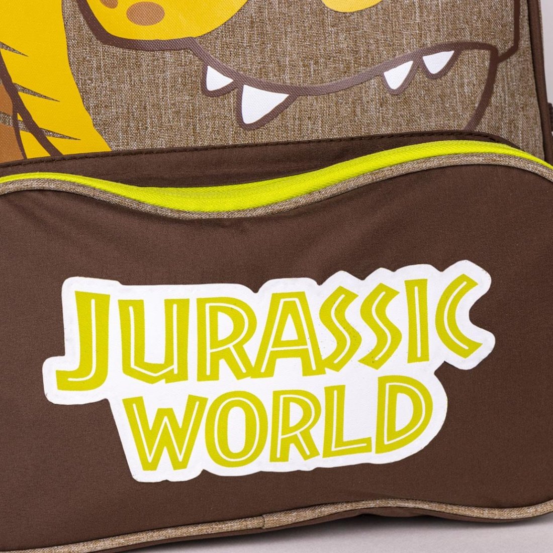 Cerda Jurassic Park Σχολική Τσάντα Πλάτης Νηπιαγωγείου σε Καφέ χρώμα Μ16 x Π10 x Υ30εκ - Image 9
