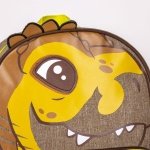 Cerda Jurassic Park Σχολική Τσάντα Πλάτης Νηπιαγωγείου σε Καφέ χρώμα Μ16 x Π10 x Υ30εκ - Image 10