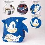 Cerda Sonic Σχολική Τσάντα Πλάτης Νηπιαγωγείου σε Μπλε χρώμα 15,5x30X10 cm - Image 3