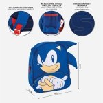 Cerda Sonic Σχολική Τσάντα Πλάτης Νηπιαγωγείου σε Μπλε χρώμα 15,5x30X10 cm - Image 4